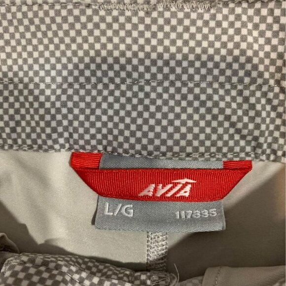 GOLF skort. Woman’s large. AVIA. Gray/white check. Pockets, belt loops, shorts. - Picture 8 of 10